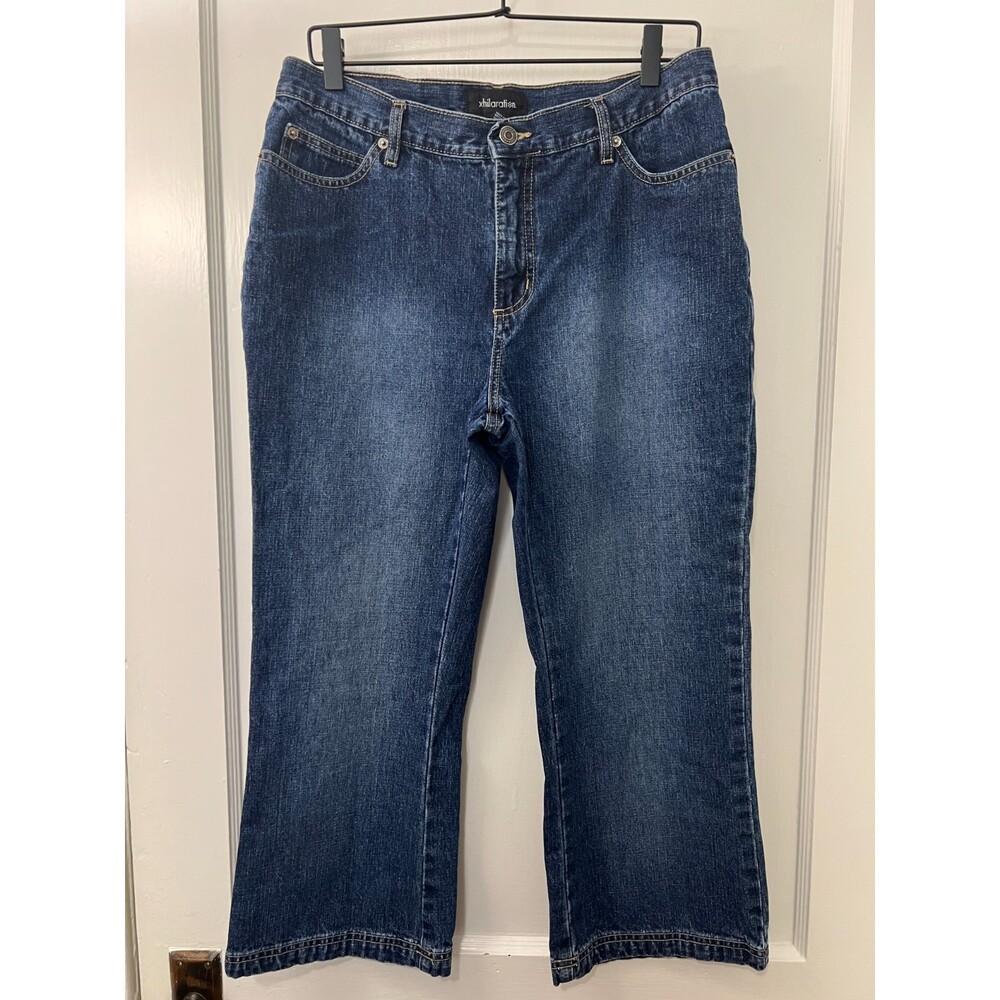 Xhilaration Vintage Y2K 100% Cotton Denim Capri Pants - Women's 13 Juniors